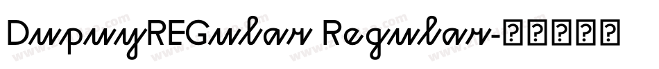 DupuyREGular Regular字体转换